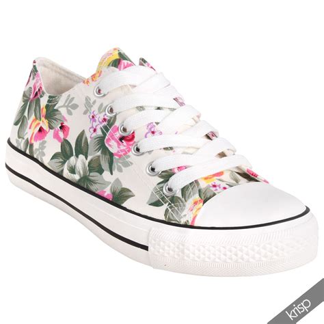 floral womens sneakers